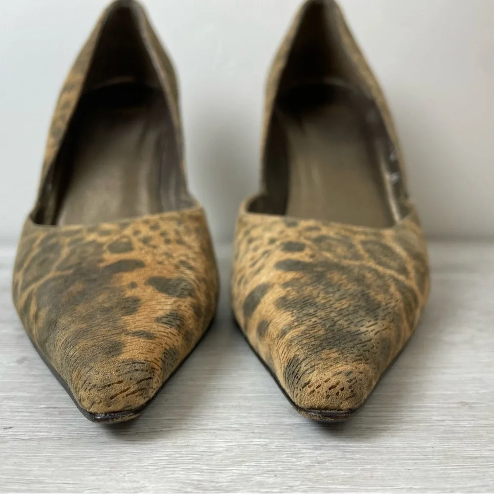 Stuart Weitzman Stiletto Animal Print Heels Size 8